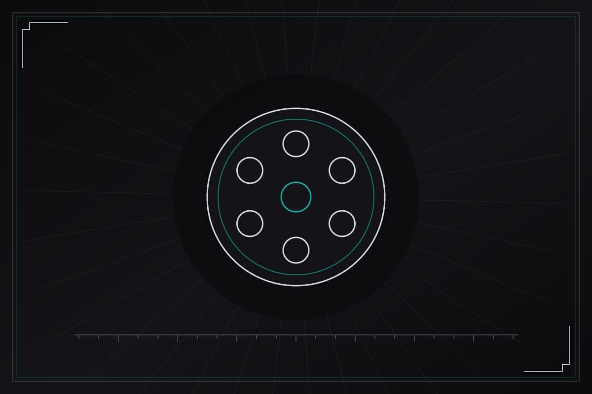 Schematic plate showing the face of a seven-position trailer connector - original illustration
