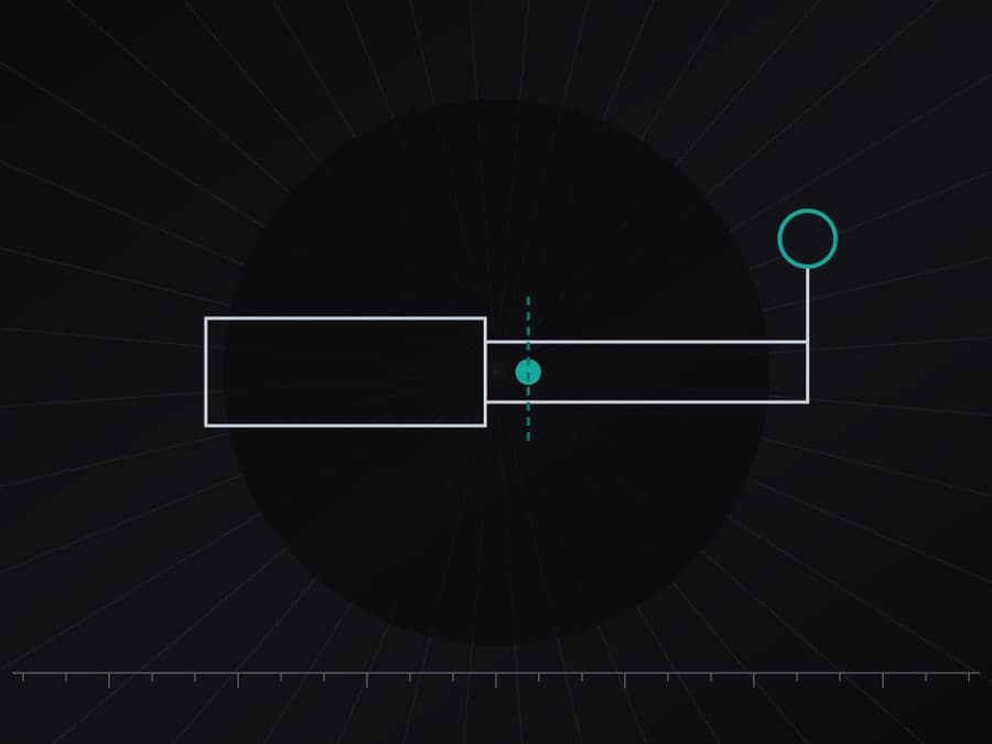 Schematic plate showing an adjustable channel ball mount in a receiver - original illustration, not a product photo