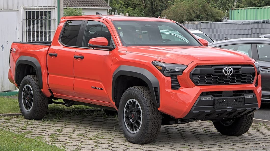 A Toyota Tacoma pickup truck photographed outdoors